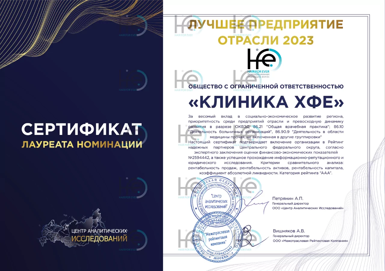 Лучшее предприятие отрасли 2023